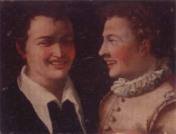 Two laughing boys